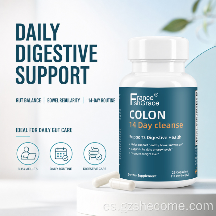 Shecome Colon Cleanse Cápsulas Salud Digestiva